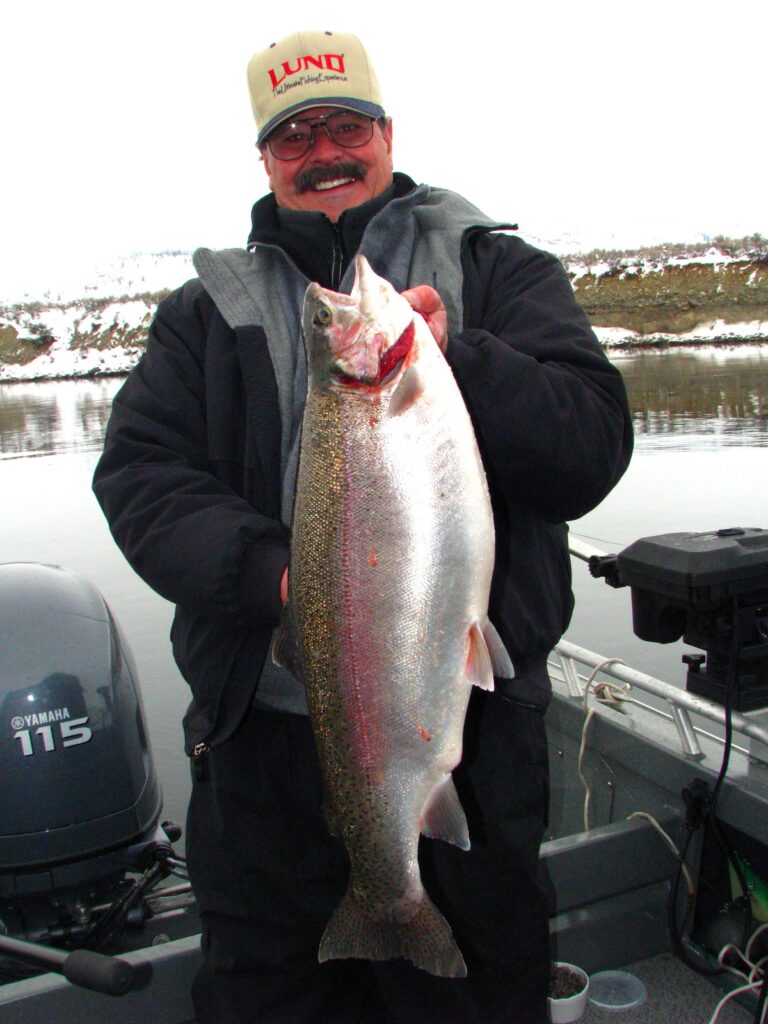 Rufus Woods Winter Rainbow Action Could be the Best in Years!